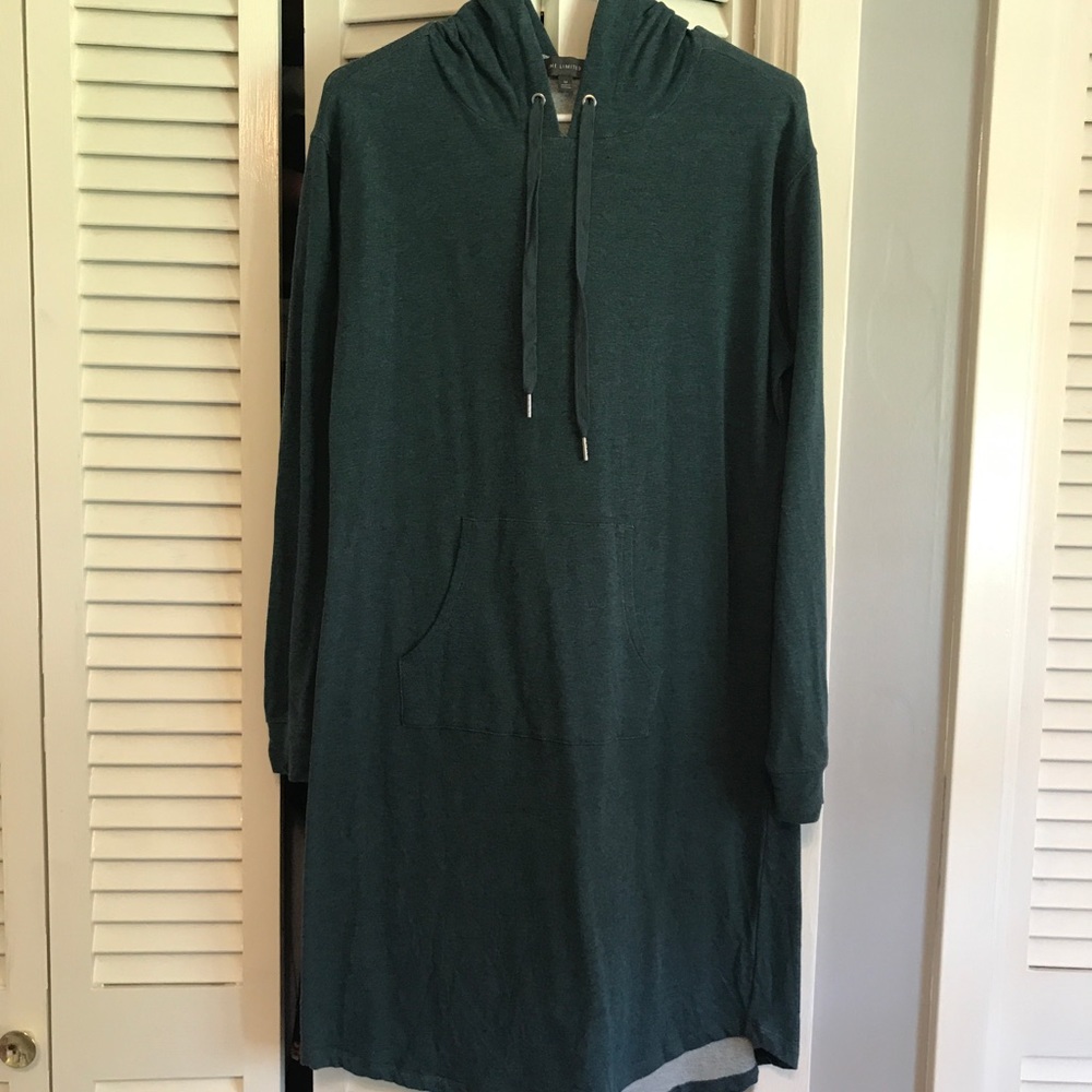 Green Limited Hoodie Dress